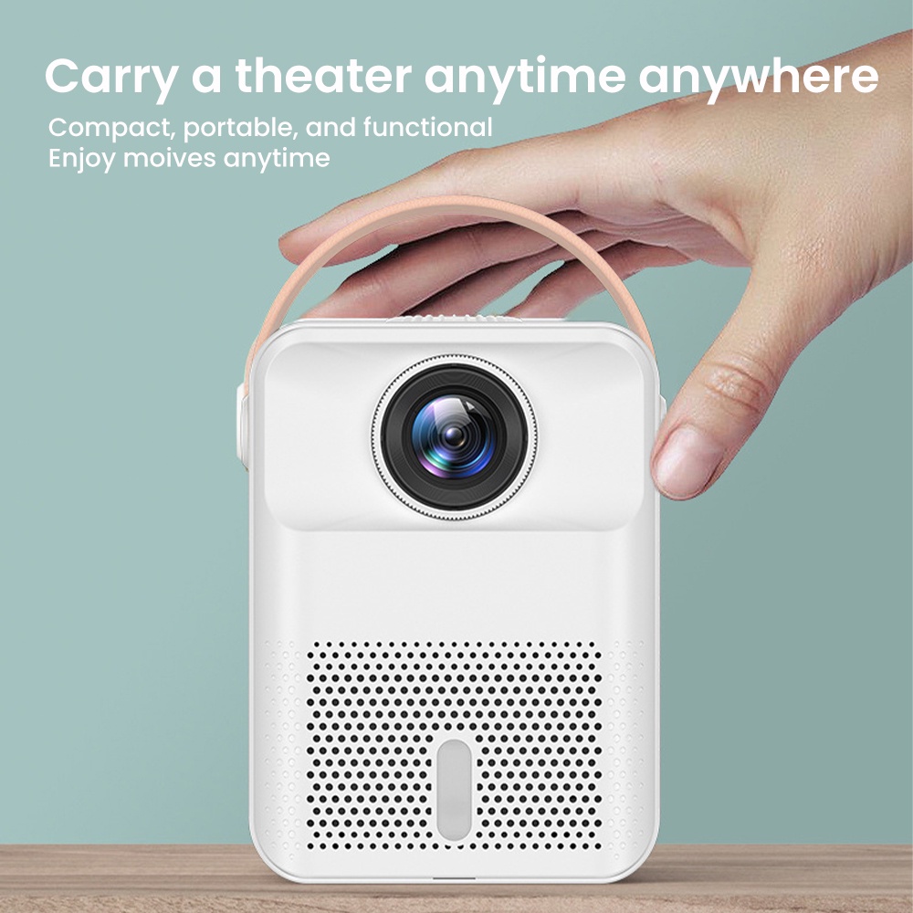 【Tripod Gratisan】Proyektor X8 Android Cerdas 5G WiFi Bluetooth Proyektor Portabel Full HD 1080P LED Projector Untuk iOS Android