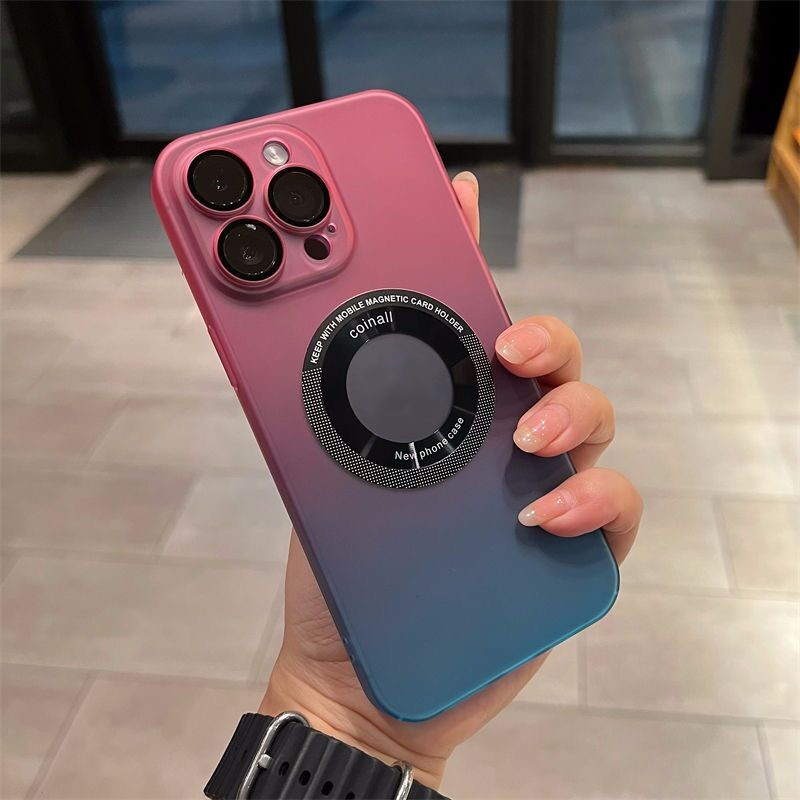 Casing PC Matte Magnetik Ultra-Tipis Untuk Iphone 14pro Max13 Pro Max14 plus Casing Pelindung Anti Jatuh Cover Pelindung Hard Case