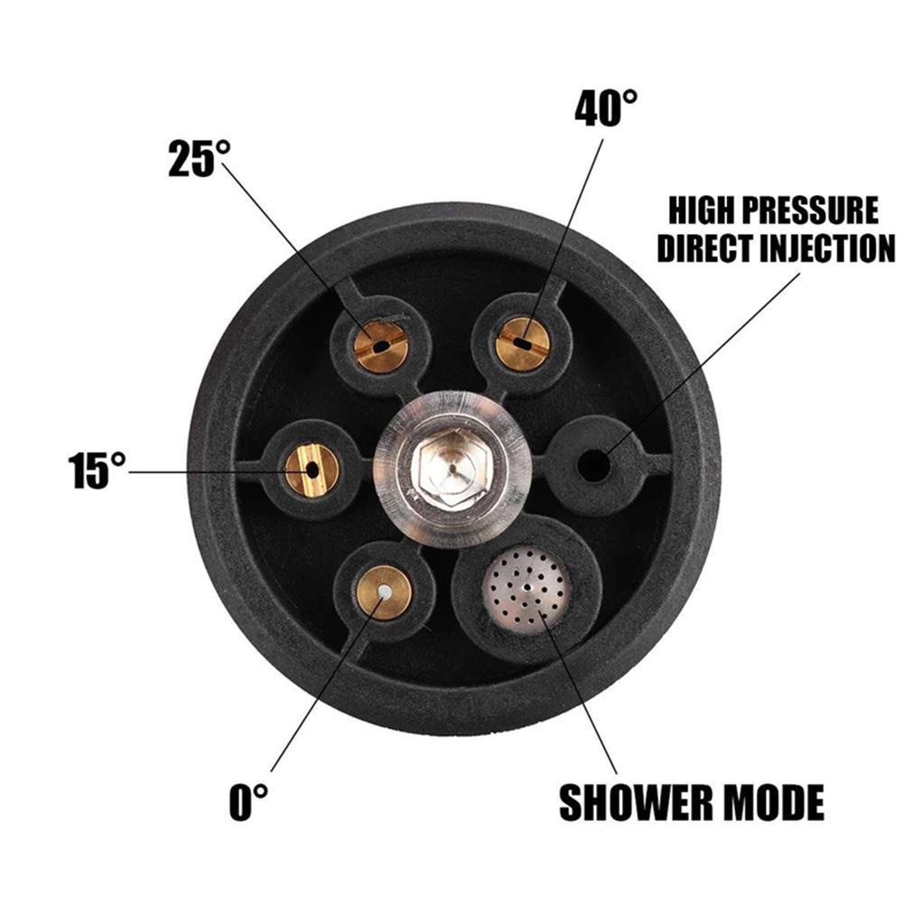 Six In One Car Cleaning Nozzle/Alat Pembersih Otomatis Mobil/Kepala Semprotan Pembersih Tekanan Mobil Cuci Universal/Aksesoris Multifungsi Taman Adjustable