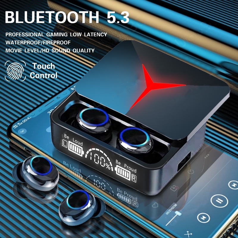 VICLOOK M90 Pro TWS Headset HD Suara Kebisingan Membatalkan Earphone Earbud BT Nirkabel Headphone M90Pro Dengan Pengisian Kotak