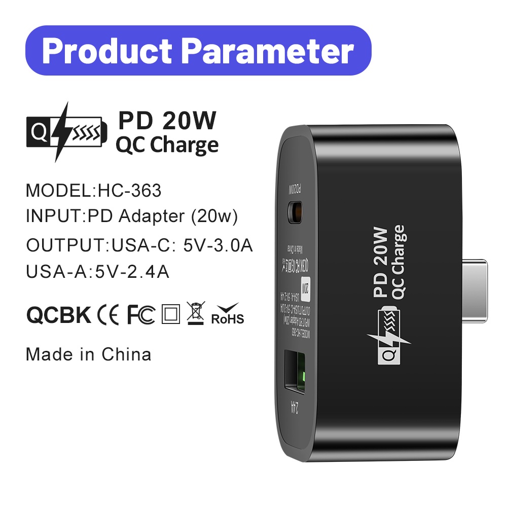 Tipe C HUB Kecepatan Tinggi Extender Elips Splitter Ponsel Charger PD 20W Pengisian Konverter Mobil Multi Port USB C Hub3.0 Smart Adapter