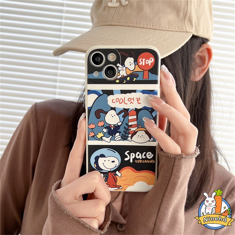 Casing Compatible for iPhone 14 13 12 11 Pro Max 14 Plus SE 2020 X XR Xs Max iPhone 8 7 6 6s Plus Cartoon Lovers Phone Case Dhl Express Gambar Label Bar Code Lens Protection Silicone Soft Case