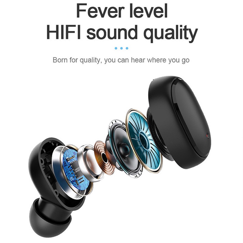 PROMO Mipods TWS Headset Bluetooth 5.0 Earphone Wireless 9D HIFI Stereo Mini Earbuds Volume Control With BY.SULTAN