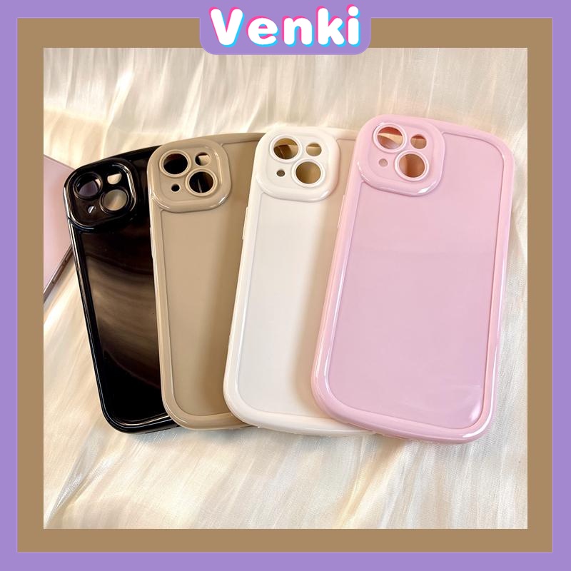 Case iPhone 11 Pro Max TPU Soft Simple Case Glossy Bubble Case Pink White Brown Black Camera Protection Shockproof For iPhone 14 13 12 11 Plus Pro Max 7 Plus X XR