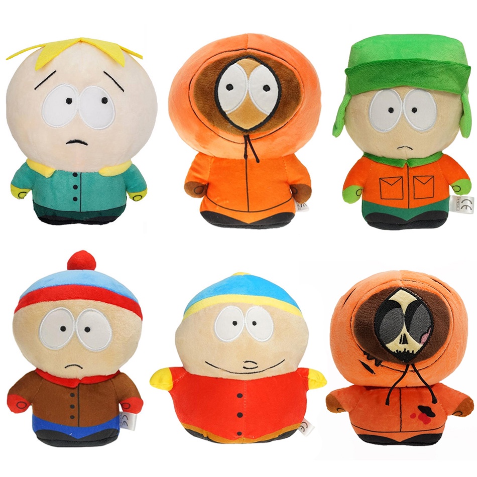 Anime The South Parks Plush Toys Cute Cartoon Stan Kyle Kenny Cartman Stuffed Figures Kids Birthday Toys