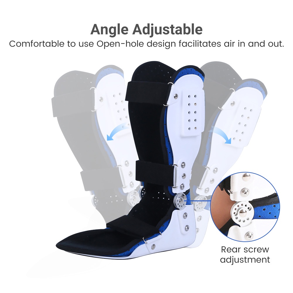 Salorie Adjustable leg Brace Breathable Pain Relief Hemiplegia Knee Support/Penyangga Kaki Ankle