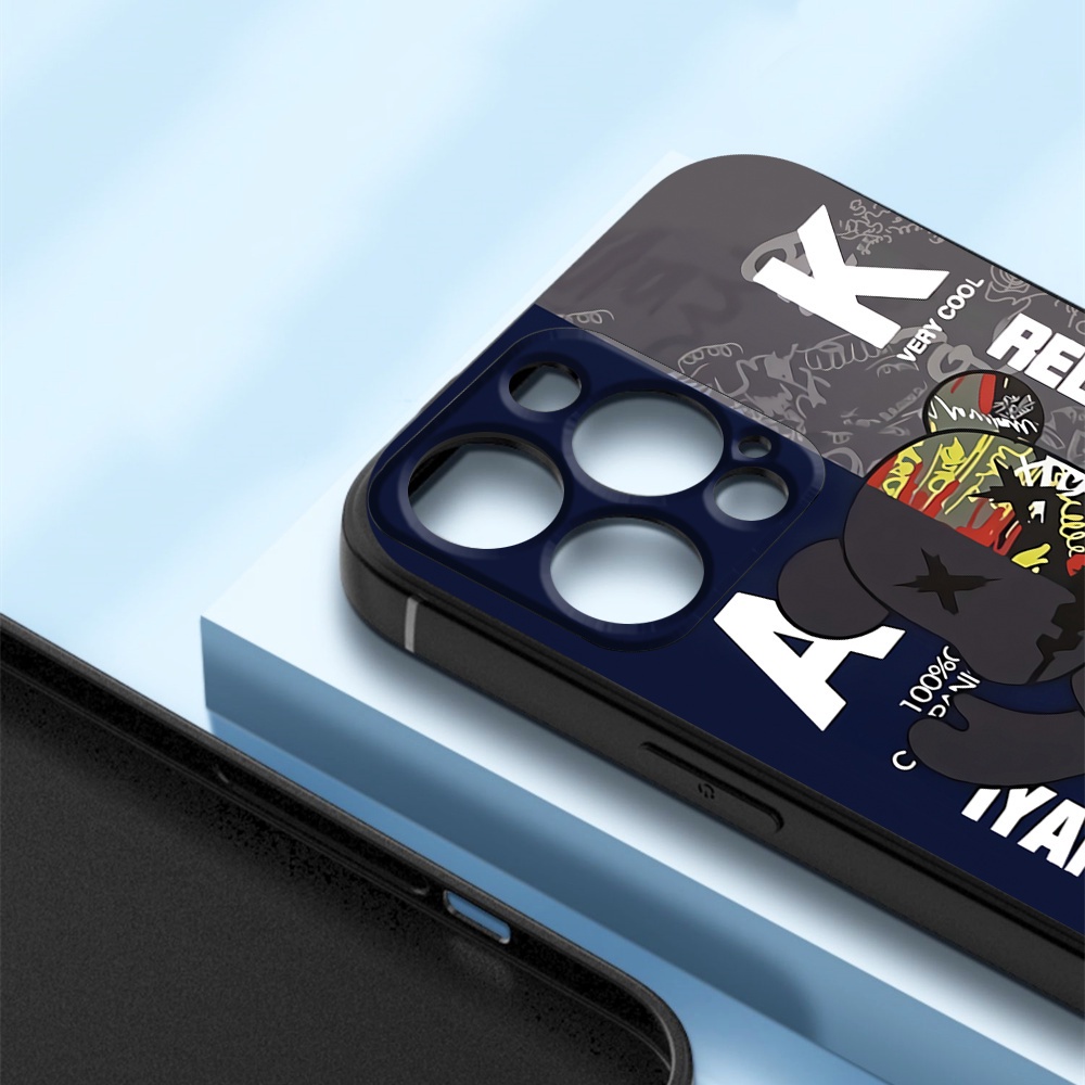 Soft Case VIVO Y36 V27E IQOO Z7X Y22 Y02 V25 V25E Y16 Y35 Y33S Y21T Y21S Y22 Y33S Y11 Y12i Y12 Y15 Y17 Y12S Y12A Y15S Y15A Y01 V21E V23E S1 S1 Pro Doodle Kamuflase Beruang TPU Silikon Phone Cover