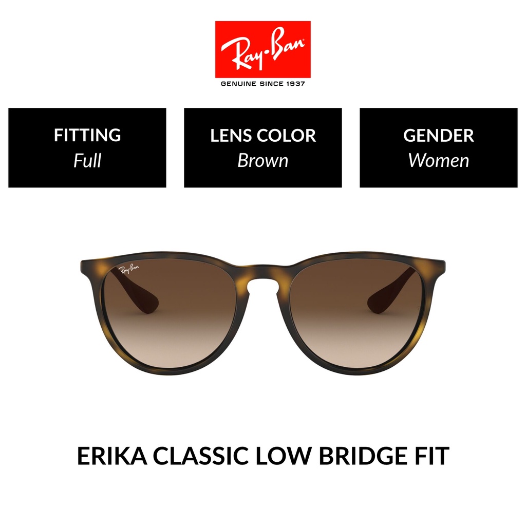 RAY-BAN Erika  | RB4171F 865/13 | Full Fitting | Sunglasses | 54mm