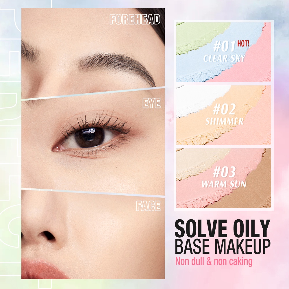 O.TWO.O Three Grid Filter Loose Powder Long-lasting Makeup Oil Control