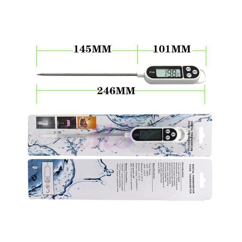 Termometer Makanan Minuman Digital Termometer Makanan Minuman Pengukur Suhu Daging Termometer Masak