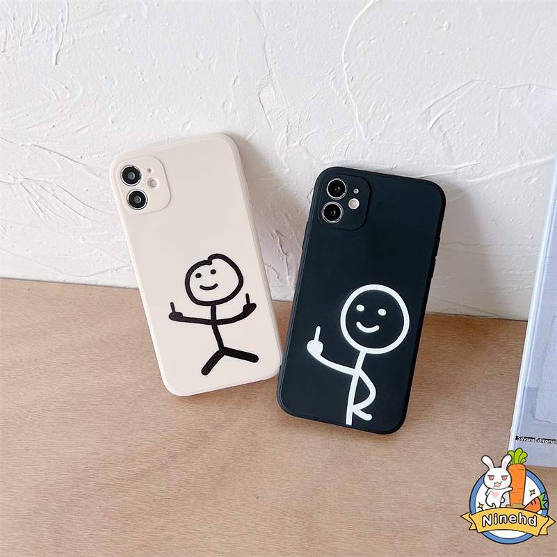 Soft Case Silikon TPU Motif Kartun compatible for iPhone 14 13 12 11 Pro Max Xr X Xs Max Se 2020 iPhone 7 8 6 6s Plus Cute Cartoon Soft TPU Anti-fall Silicone Phone Case Shockproof Protective Cover