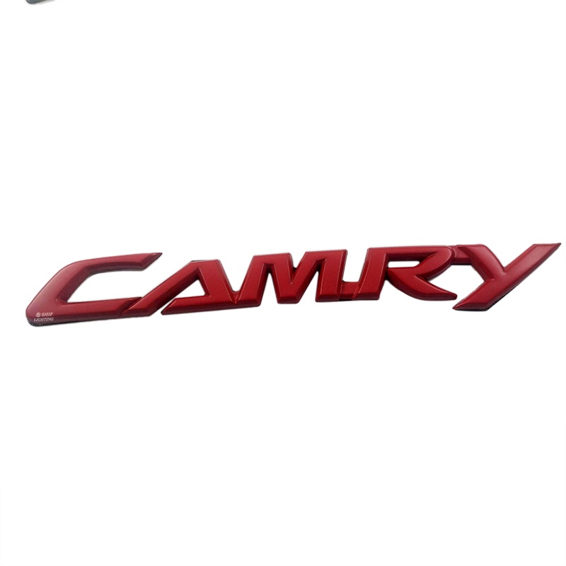 1x Logam CAMRY Huruf Logo Mobil Auto Rear Trunk Emblem Badge Stiker Decal Untuk TOYOTA CAMRY