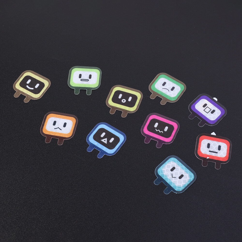 ✅ 10 Buah Stiker Reflektif Sepeda Motor Mobil Pita Peringatan Keselamatan Bentuk Pria Persegi Reflektif Tingkat Intensitas Stiker Mobil