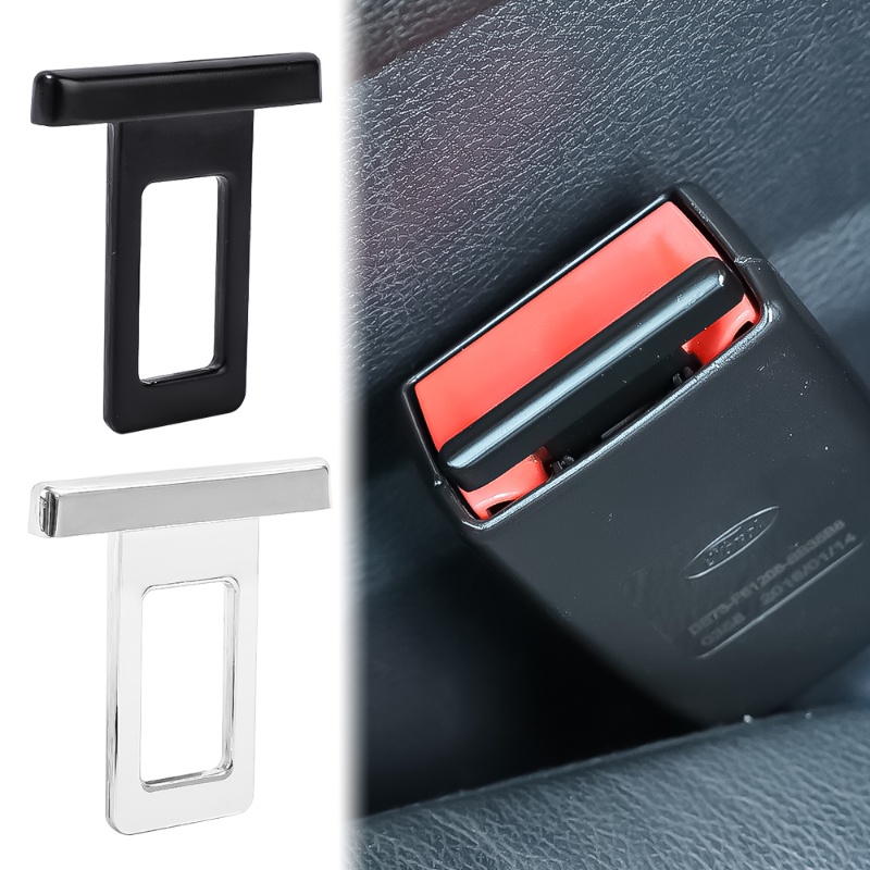 Auto Interior Seat Buckle MINI Hidden Safety Belt Extender Insert Buckle Metal Insert Card Aksesoris Sabuk Pengaman Mobil Car Seat Belt Buckle Clip Gesper Sabuk Pengaman Tahan Lama