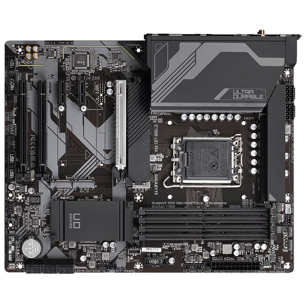 GIGABYTE Z790 UD AX | MOTHERBOARD INTEL LGA1700 DDR5 ATX