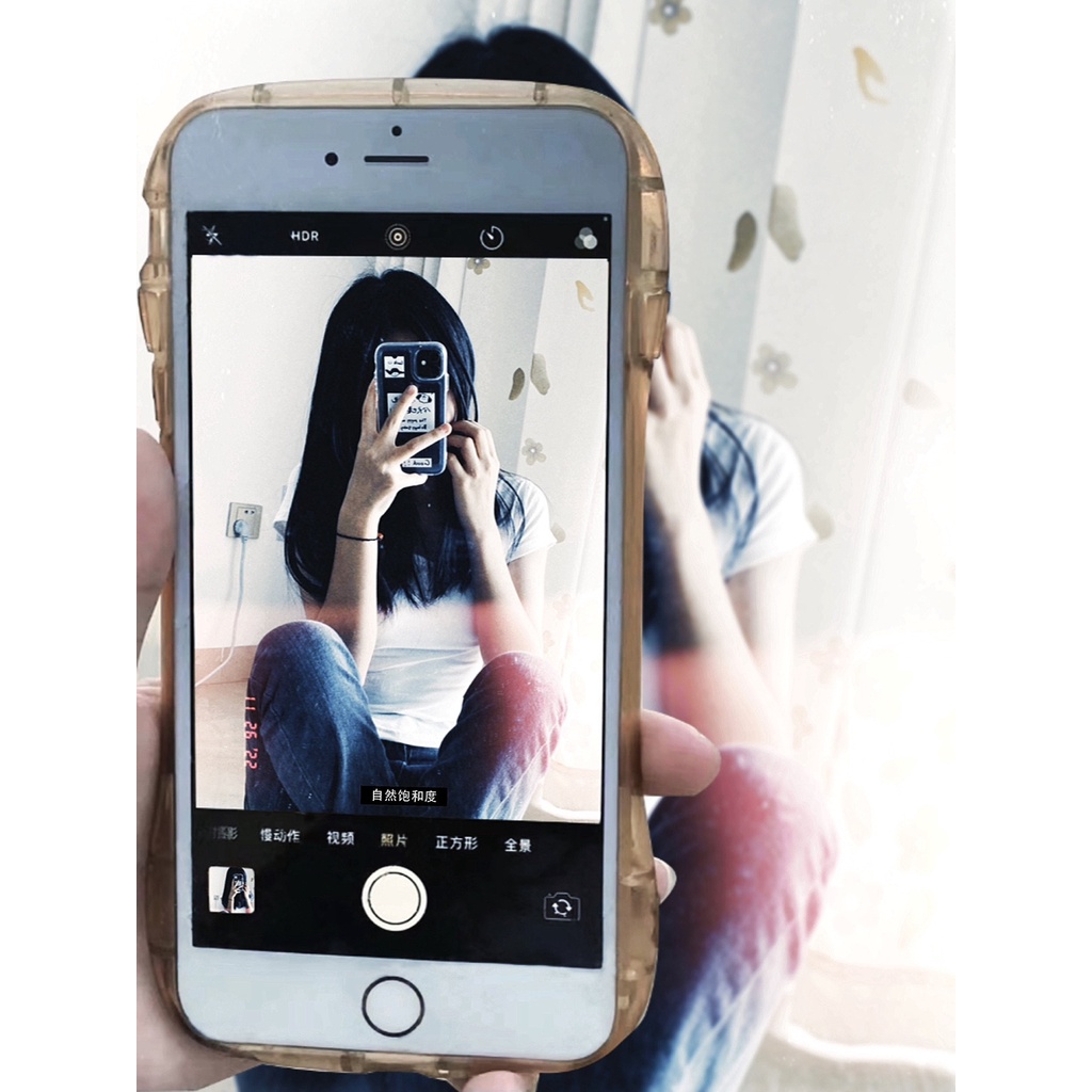 Red [A to D Scheming T-shirt] Lengan Pendek T-shirt Wanita Sense Big U Top Slim Fit Pure Desir Kerah Persegi pendek Kecil Kemeja Musim Panas