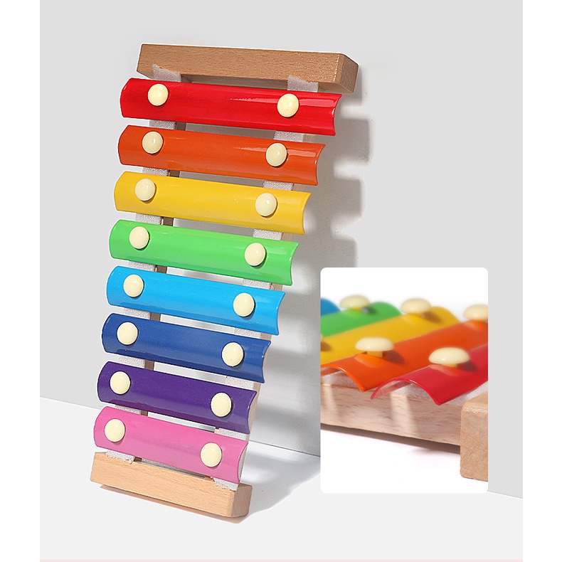Xylophone Kolintang Mainan Xylophone 8 Nada Mainan Musik Bayi Mainan Musik Anak Mainan Montessori Anak