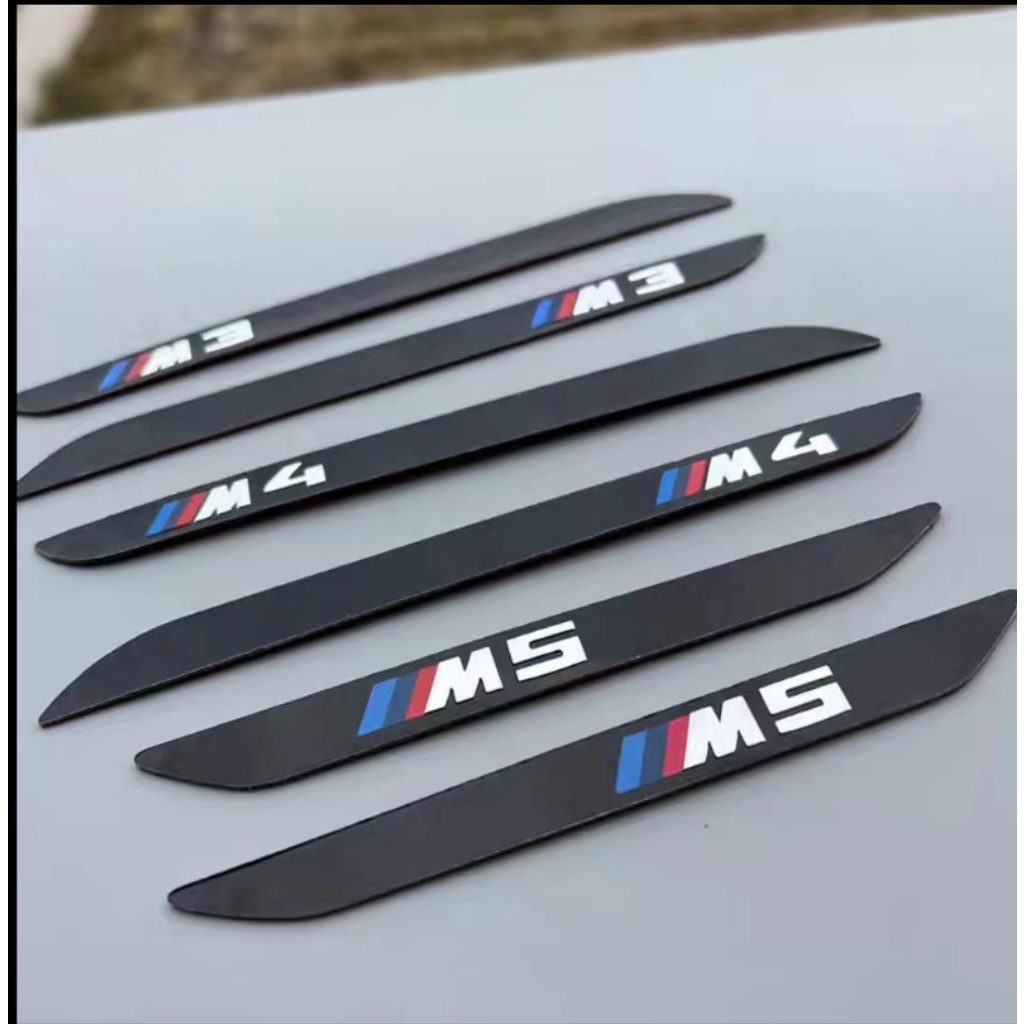 2x Alumunium M3 M4 M5 Logo Auto Mobil Side Fender Dekoratif Emblem Badge Sticker Decal Untuk BMW M5 M3 M4