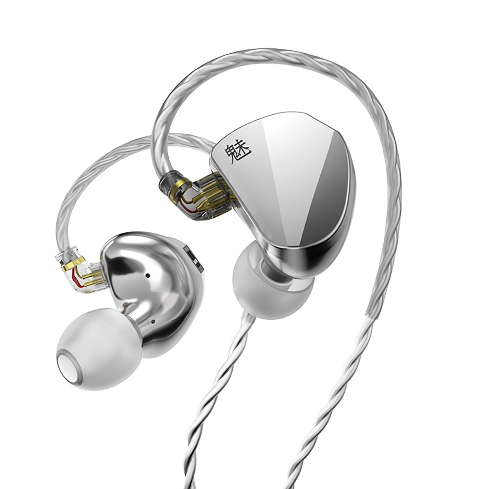 Cvj Mei Earphone 1DD+2BA In-ear Monitor Headset Hybrid Drive Headphone Kabel Dengan Saklar Tuning Earbud Untuk TRN Produk Baru