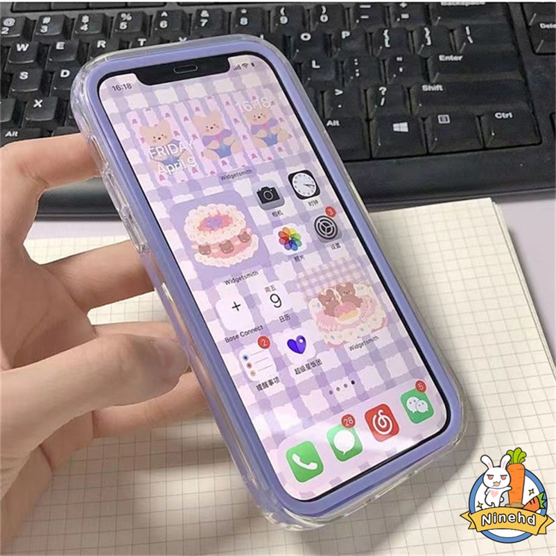 Soft Case Silikon Warna Permen Polos Untuk iPhone 13 12 11 Pro Max X XR XS SE 2020 Max 7 8 Plus