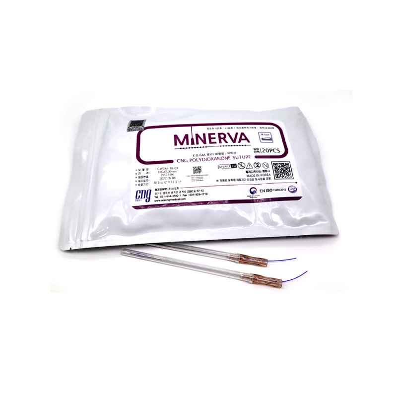 Minerva Pdo Benang Korea Pengangkat Benang Wajah, Benang Mata Benang Hidung Dahi PDO 21g60mm