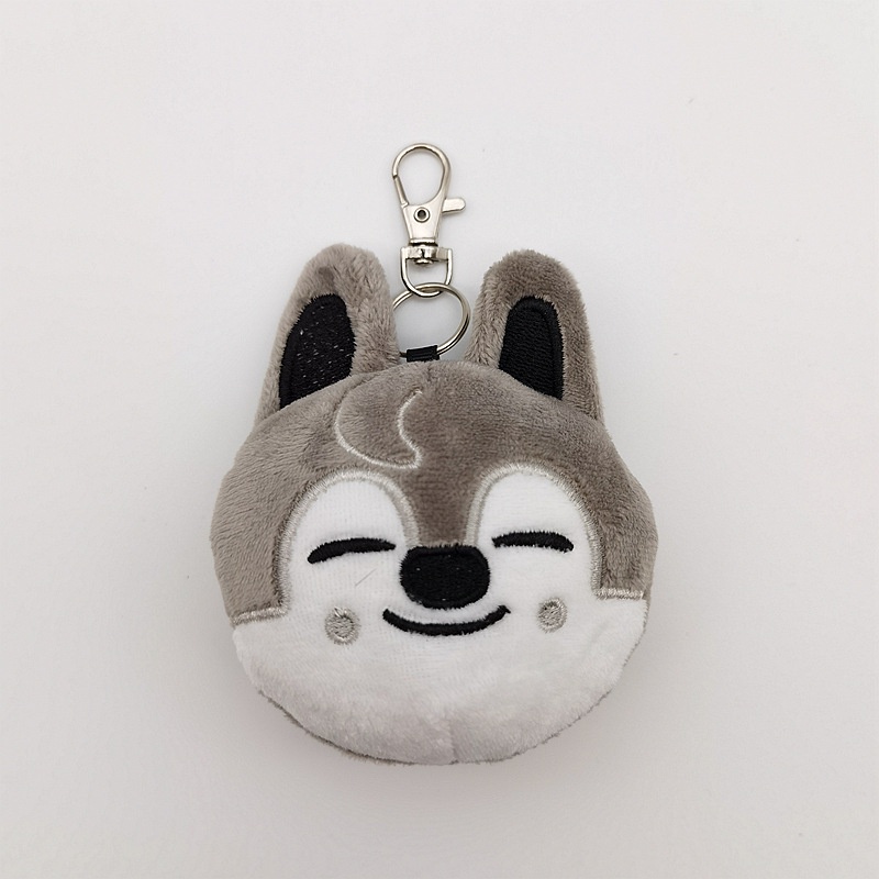 Mainan Mewah Gantungan Kunci 10 cm Aksesoris Liontin Stray Kids Boneka Kawaii Kartun Boneka Binatang Hadiah