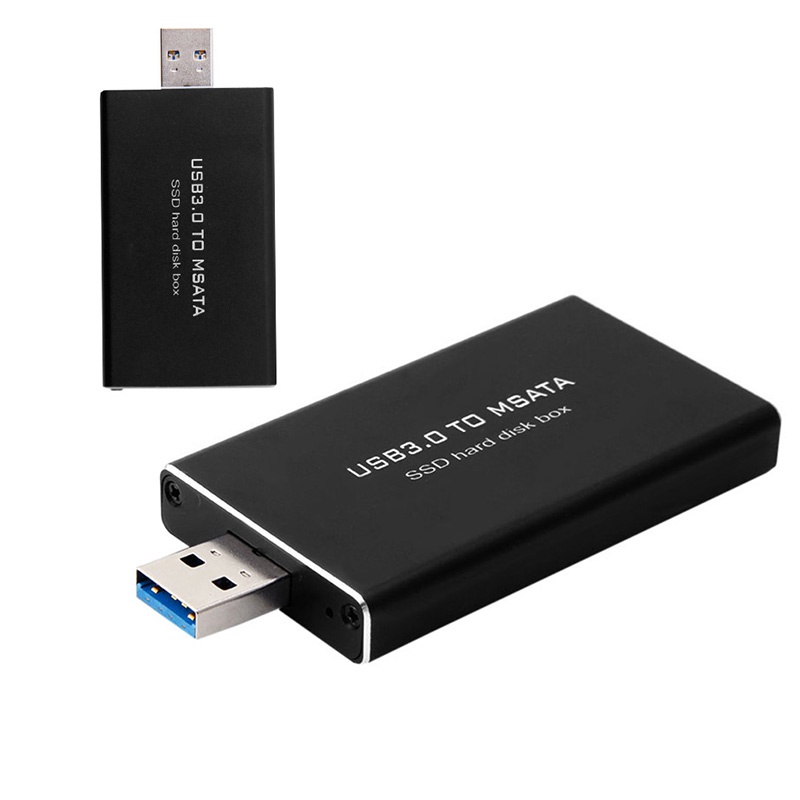 Btsg USB 3.0 Ke mSATA SSD Hard Disk Box Converter Adapter Kandang External Untuk Case