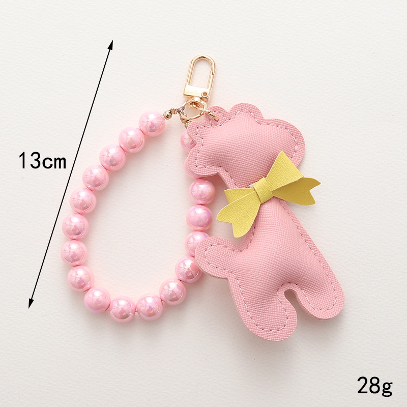 HUAWEI 3d Kulit Quilted Little Deer Mermaid Manik-Manik Bulat Rantai Anti Hilang Untuk iPhone Untuk Android Untuk OPPO Untuk VIVO Untuk Xiaomi Untuk Redmi Untuk Samsung Semua Ponsel Earphone Case