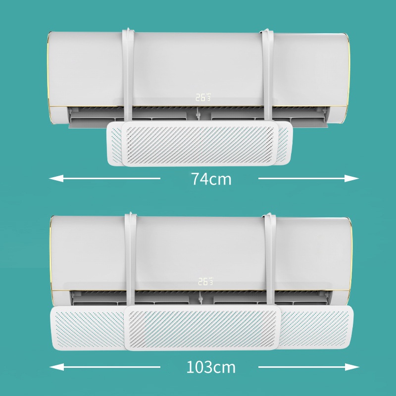 Kaca Depan Ac Anti Langsung Meniup Angin Universal Tahan Angin Tempel Dinding Stopkontak Penyekat Udara Dingin Panduan