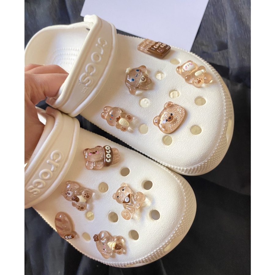 10pcs Gesper Sepatu Dekorasi Sepatu Pesona Sepatu Untuk Menyumbat Sandal Sepatu jibbitz Untuk crocs anime