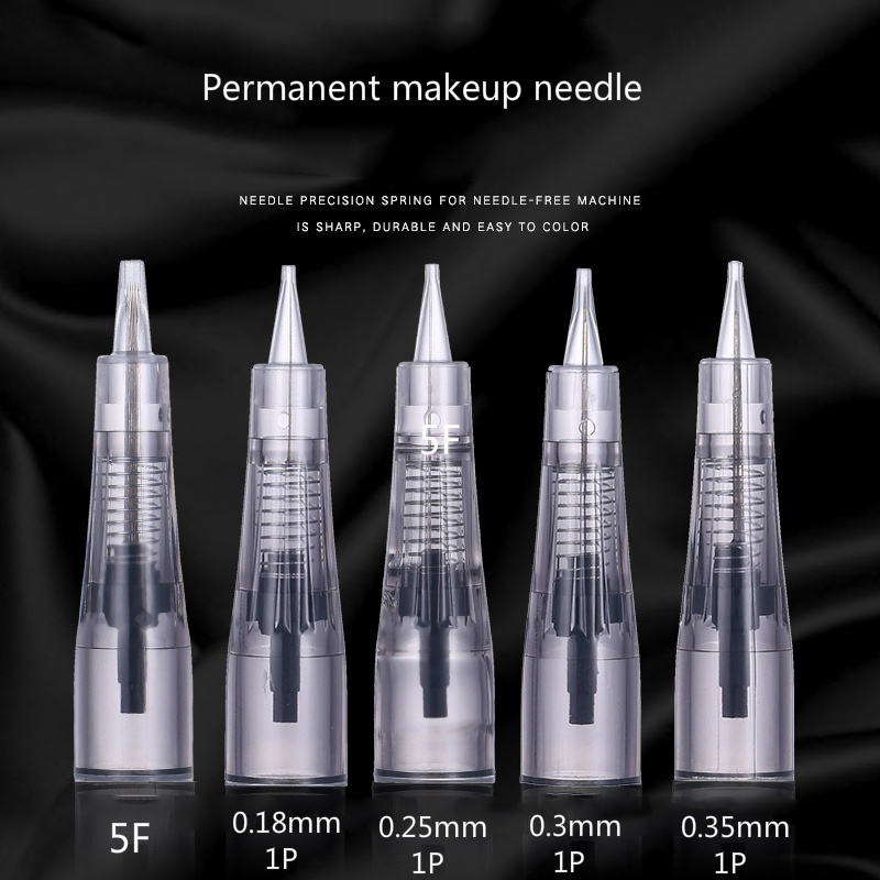 0.18/0.25/0.35MM Professional Permanent Makeup Cartridge Needles for Disposable Sterilized Tattoo Pe