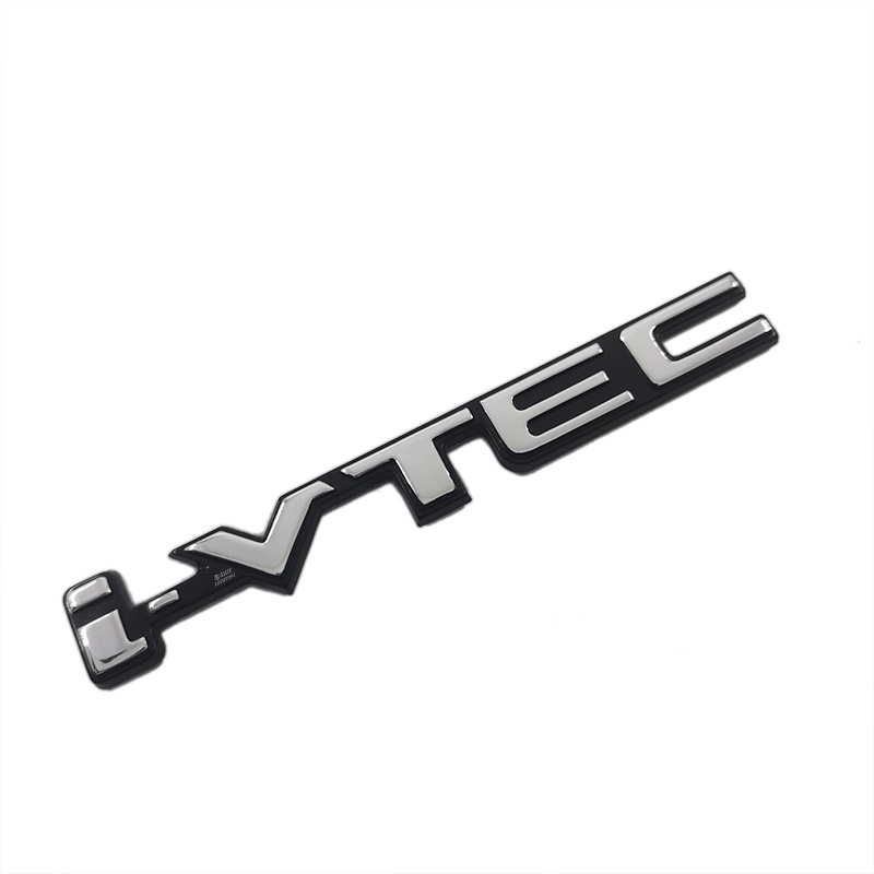 1x ABS 2.4 i-VTEC IVTEC Letter Logo Mobil Auto Rear Trunk Lid Emblem Hias Badge Stiker Decal Honda 2.4 i-VTEC