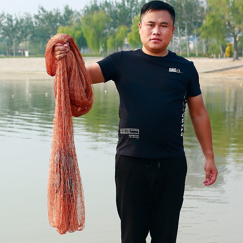 Pengecoran tali ban tradisional jaring lempar tangan, jaring putar kuno, jaring ikan, jaring ikan, j