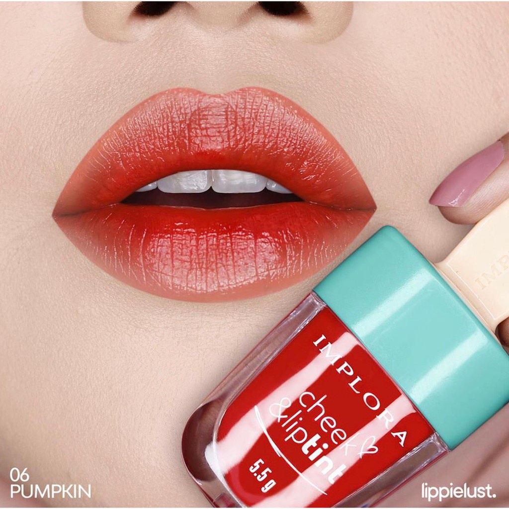 NUZ IMPLORA Cheek & Liptint | Impora Cheek & Lip Tint Liptin | Implora Jelly Tint | TnT Beauty Shop-ES 06. PUMKIN