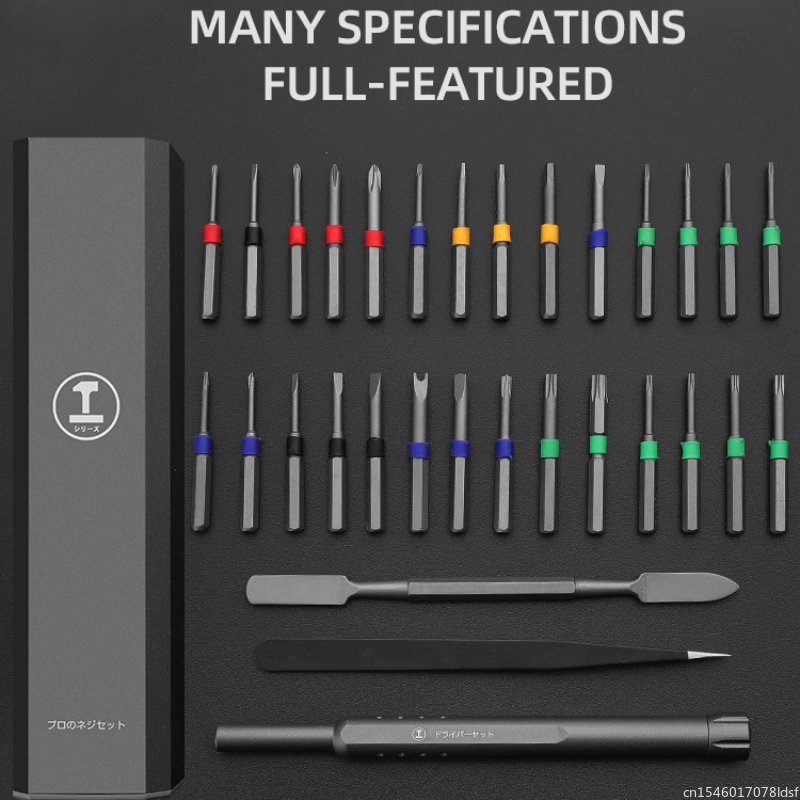 Xiaomi Obeng Kit30 40 44 Presisi Magnetik Bits Bongkar Pasang Screw Driver Set Mini Tool Case Untuk Reparasi Ponsel PC Pintar