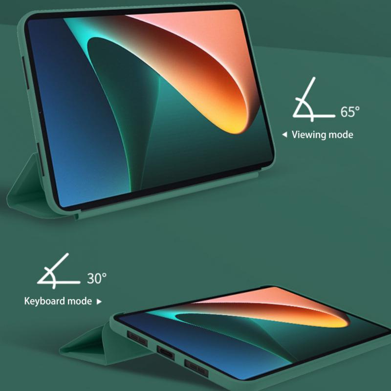 Untuk Xiaomi mi pad 5case Dengan Auto Wake up/Sleep Silicone Cover Funda Untuk Xiaomi mi pad 5pro Case Support Magnetic Charging