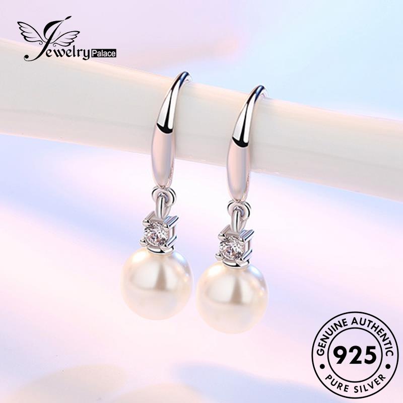 Jewelrypalace Anting Kait Asli Wanita Manis Silver Mutiara925 E468