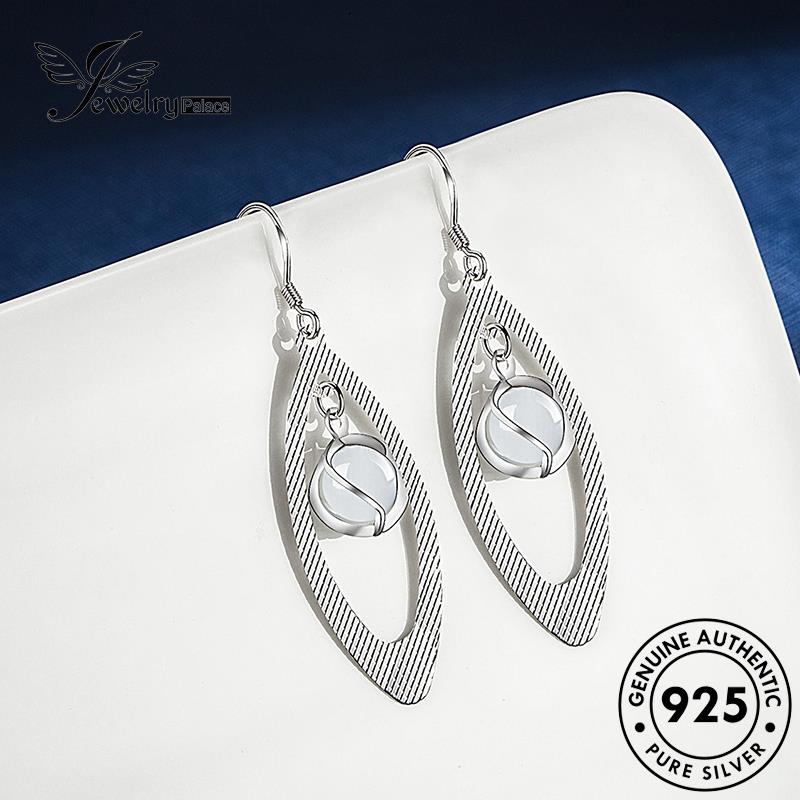 Jewelrypalace Anting Asli Temperamen Opal Rumbai Kait Perak Wanita925 E547