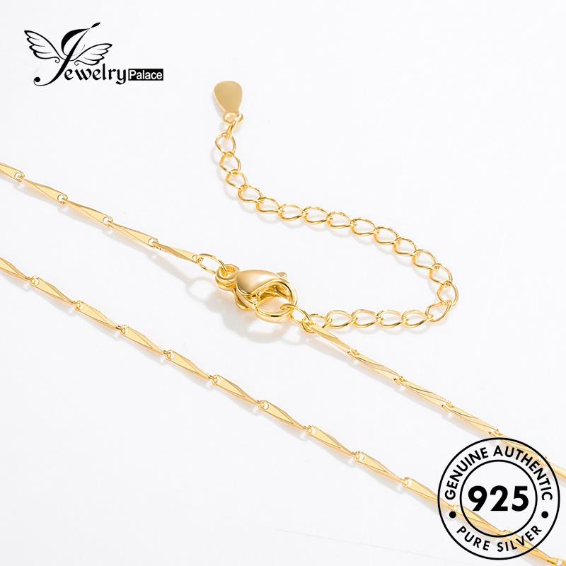 Jewelrypalace Kalung Perak Melon Simple Biji Asli925 Wanita Emas N71