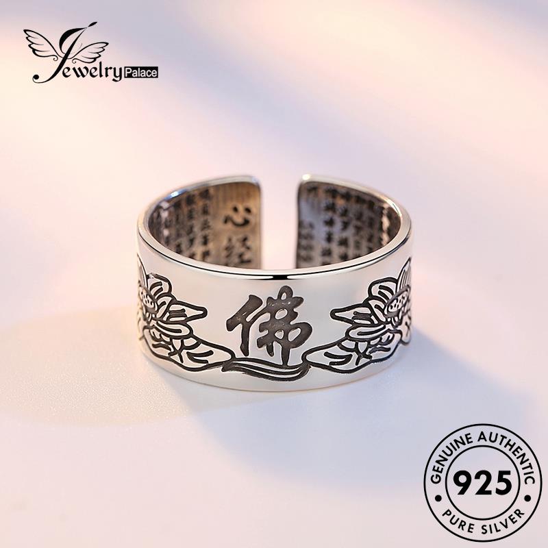 Jewelrypalace Cincin Perak Simple925 Hati Wanita Sutra Asli R146