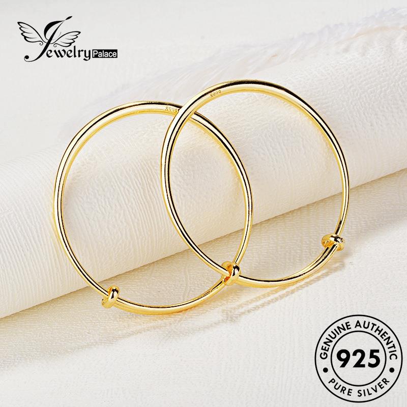 Jewelrypalace 925gelang Tangan Asli Wanita Emas Bukaan Perak B399