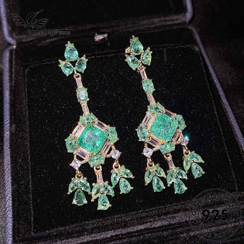 Jewelrypalace Perak Wanita Asli Zamrud925 Stud Emas Anting Kupu Kupu E858