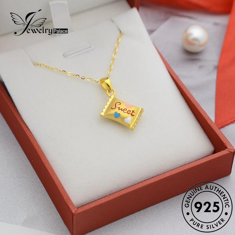 Jewelrypalace Emas925 Perak Asli Candy Kalung Wanita Manis N336