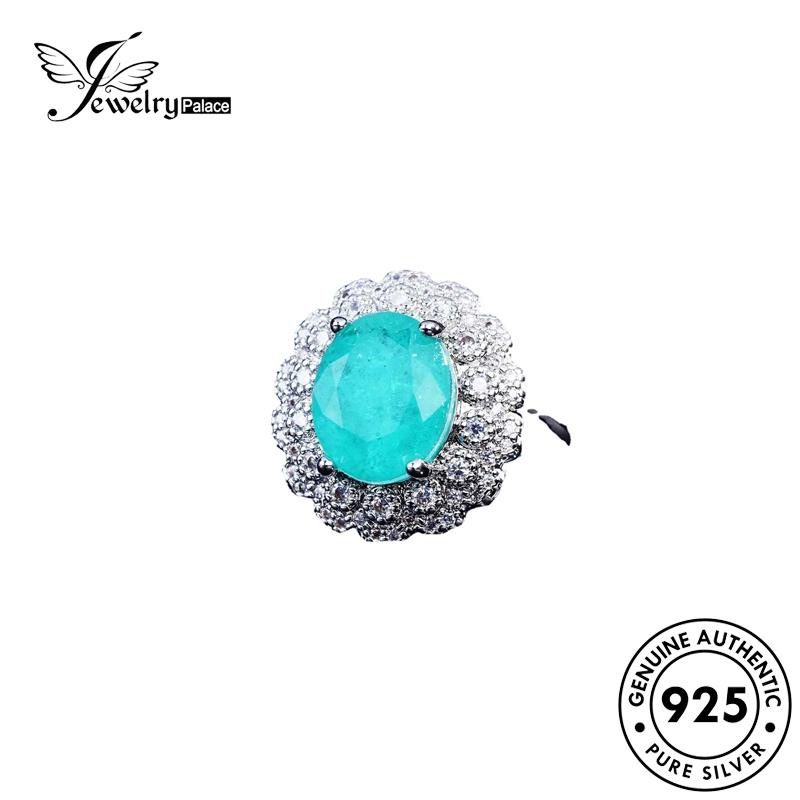 Jewelrypalace Wanita Asli Kalung Aquamarine Fashion Perak925 Set S400