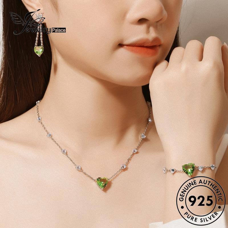 Jewelrypalace 925set Kalung Perak Wanita Asli S447