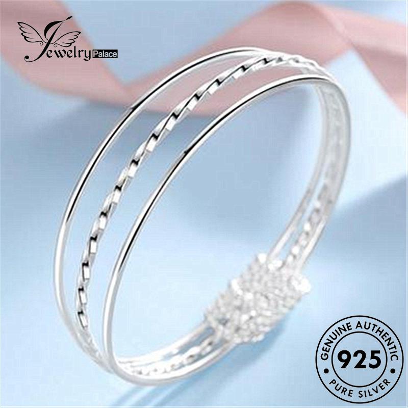 Jewelrypalace Tri-Coil Fashion Gelang Perak925 Wanita Asli B75