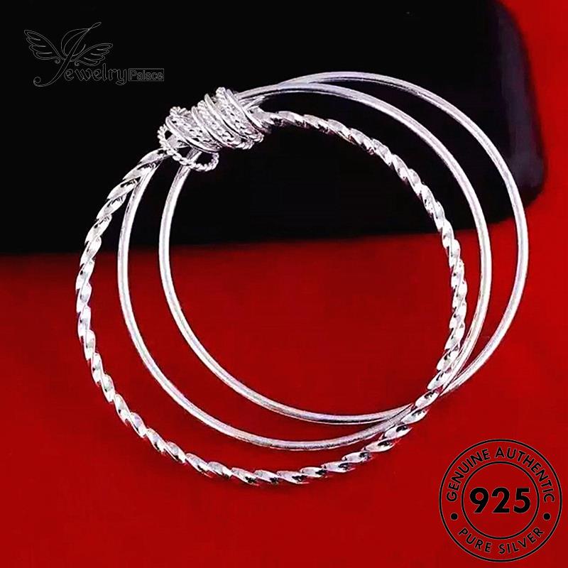 Jewelrypalace Tri-Coil Fashion Gelang Perak925 Wanita Asli B75