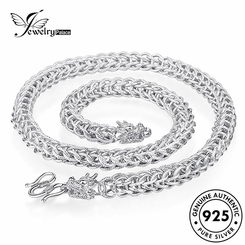 Jewelrypalace Perak Pria Retro Kalung Kran Emas Asli925 N181