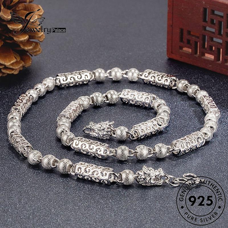 Jewelrypalace Perak Asli Kalung Kran Silinder925 Pria N1007