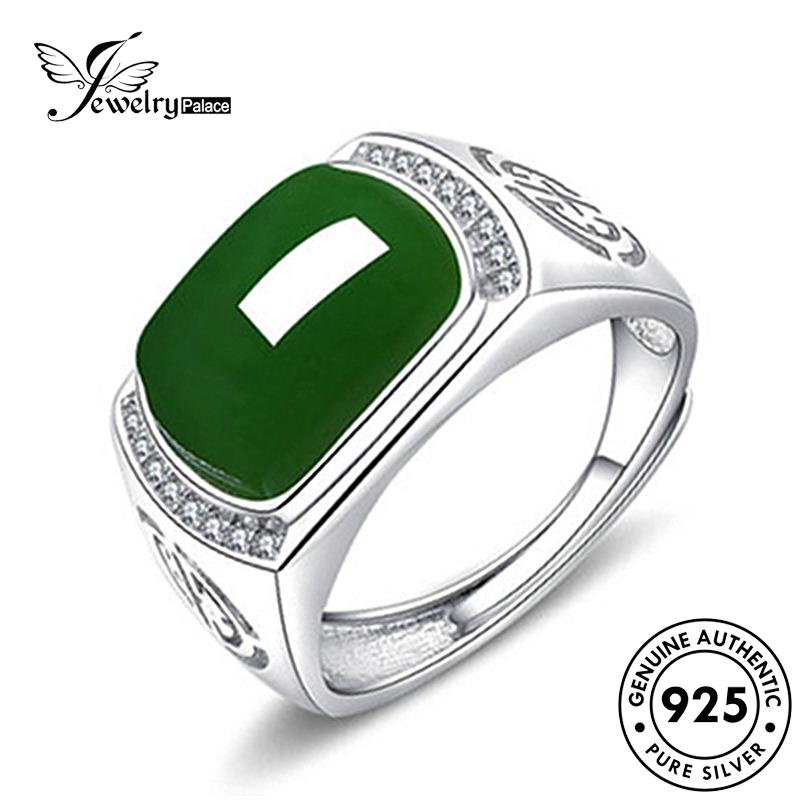 Jewelrypalace Cincin Etnik Giok Perak925 Style Wanita Asli Retro R247